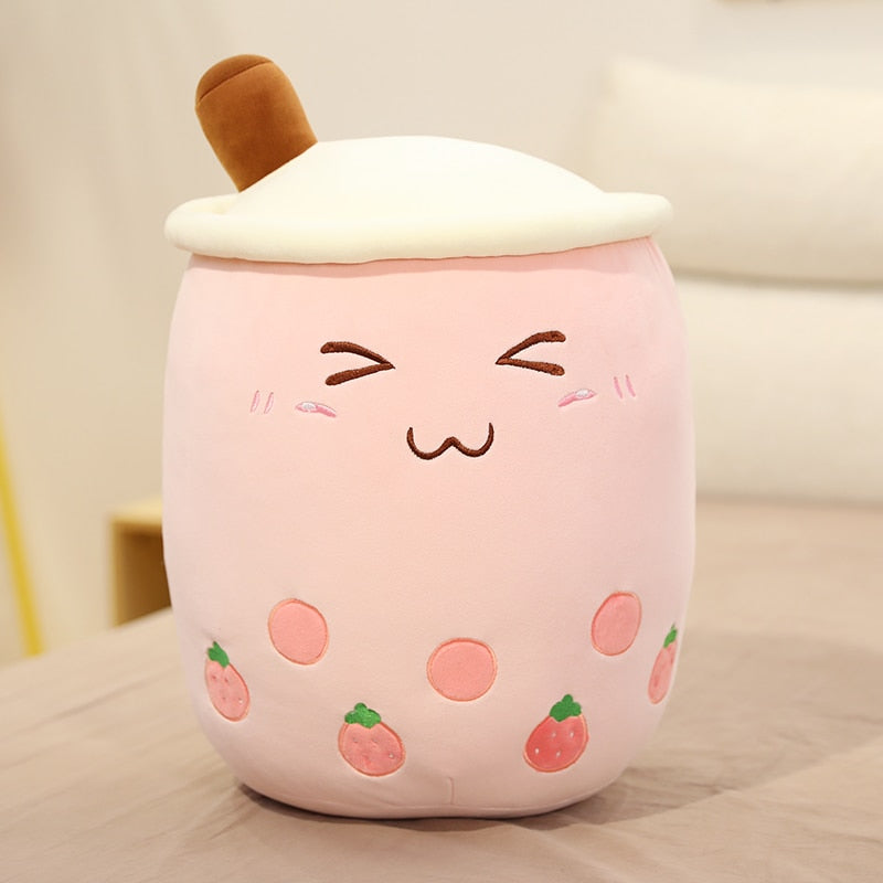 Strawberry Tea Boba Plushi™