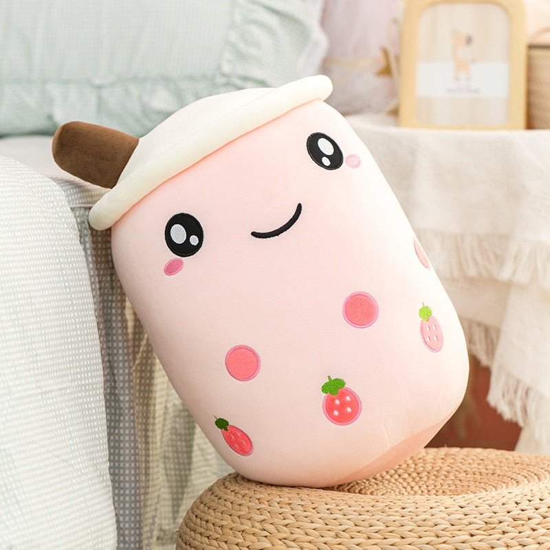 Strawberry Tea Boba Plushi™