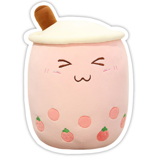 Strawberry Tea Boba Plushi™