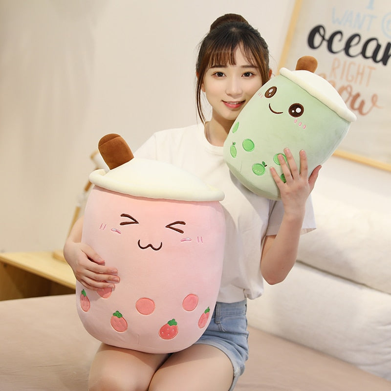 Strawberry Tea Boba Plushi™